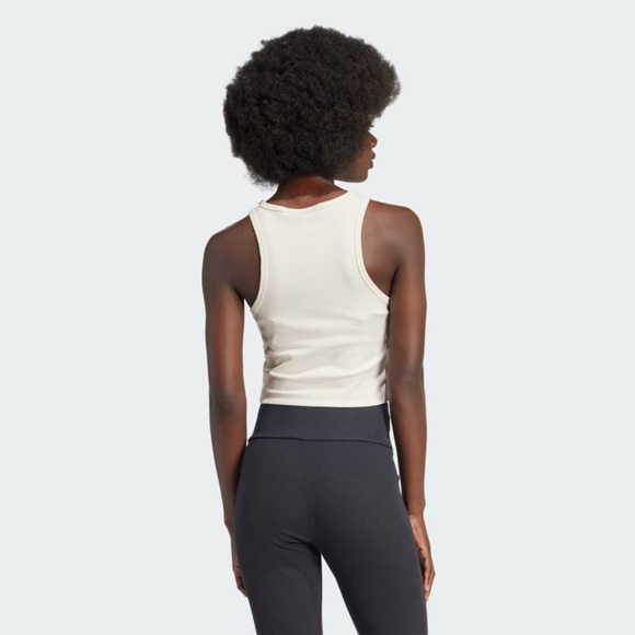 Adidas ESSENTIALS RIBBED TANK TOP Small - Picture 3 of 6